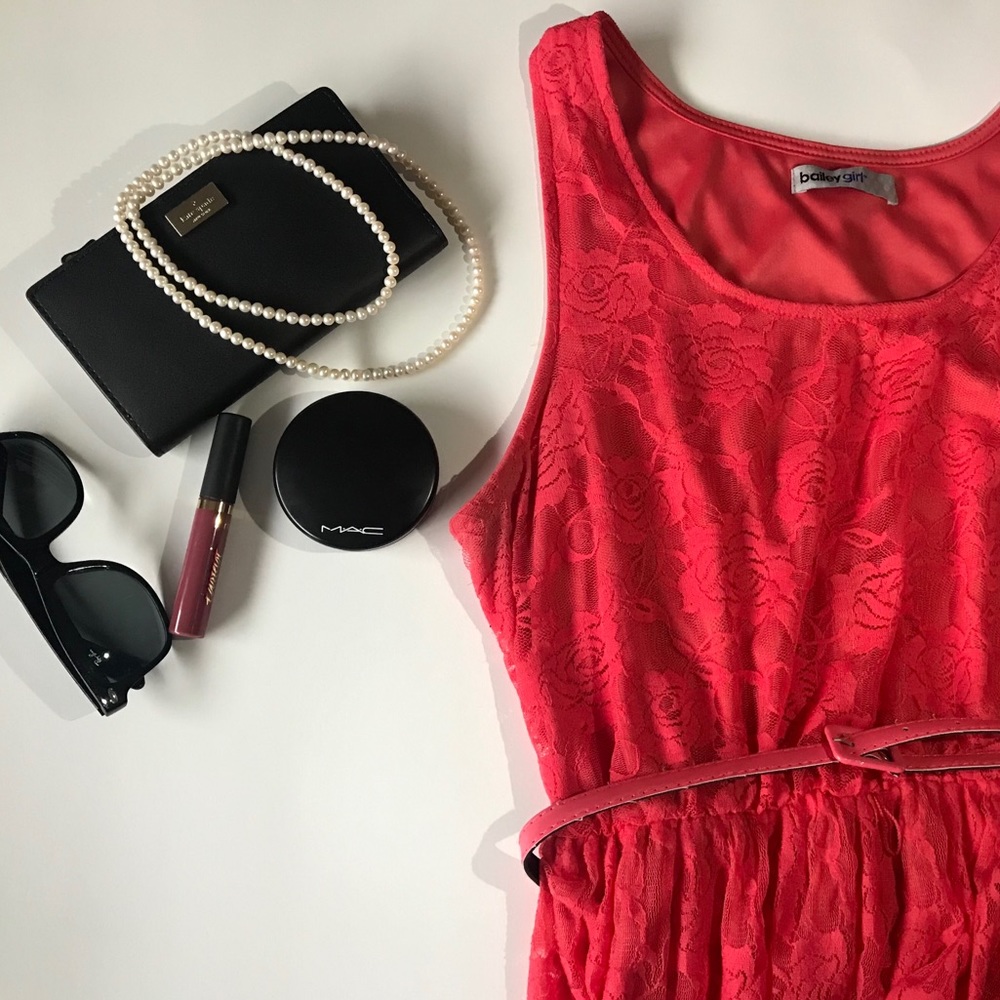 🧡Host Pick!🧡 Bailey Girl Lacey Floral Mini Dress